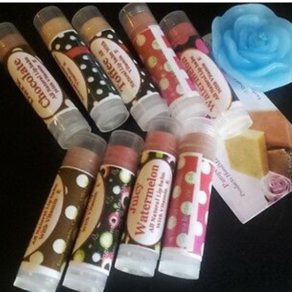 10 pcs Organic Natural tinted Moisturizing lipbalm